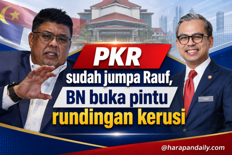PRN Melaka : PKR sudah jumpa Rauf, BN buka pintu rundingan kerusi