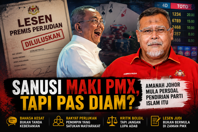 Aminolhuda : Jika Pas ada nilai Islam, patut tegur politik caci, maki Sanusi