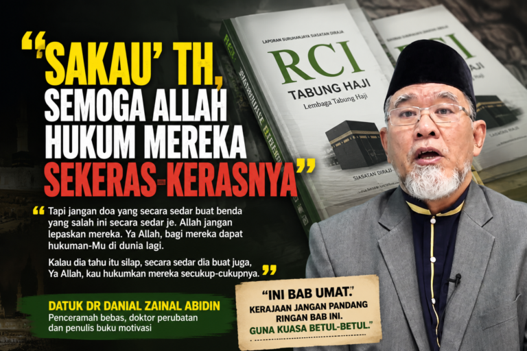 ‘Sakau’ TH, semoga Allah hukum mereka sekeras-kerasnya – Dr Danial