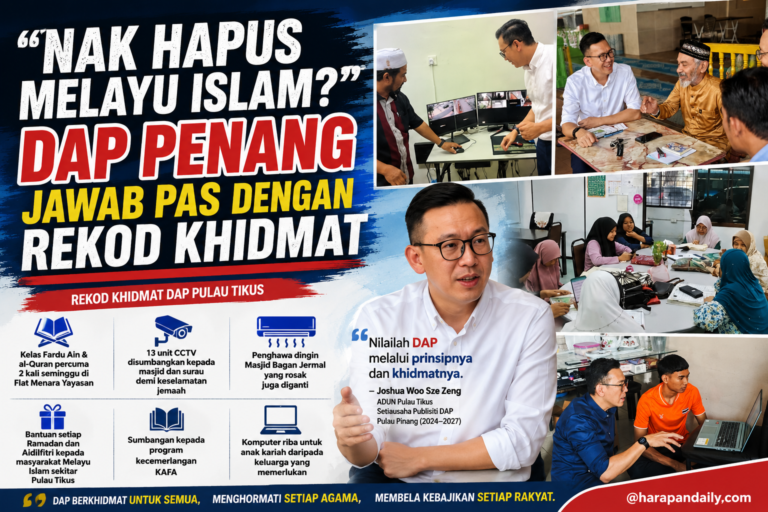 “Nak hapus Melayu Islam?” DAP Penang jawab Pas dengan rekod khidmat