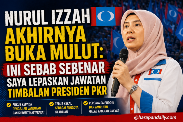 Nurul Izzah akhirnya buka mulut: “Ini sebab sebenar saya lepaskan jawatan Timbalan Presiden PKR”