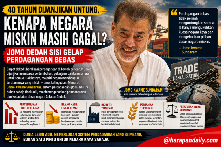 Kenapa negara miskin masih gagal? Jomo dedah sisi gelap perdagangan bebas 