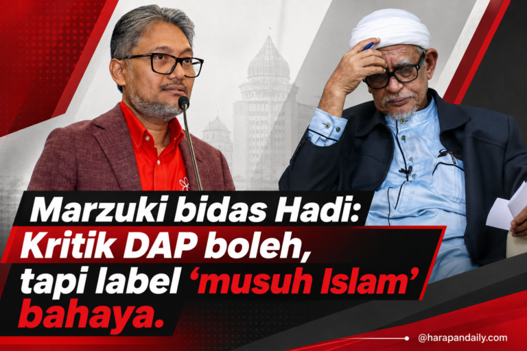 Marzuki bidas Hadi: Kritik DAP boleh, tapi label ‘musuh Islam’ bahaya