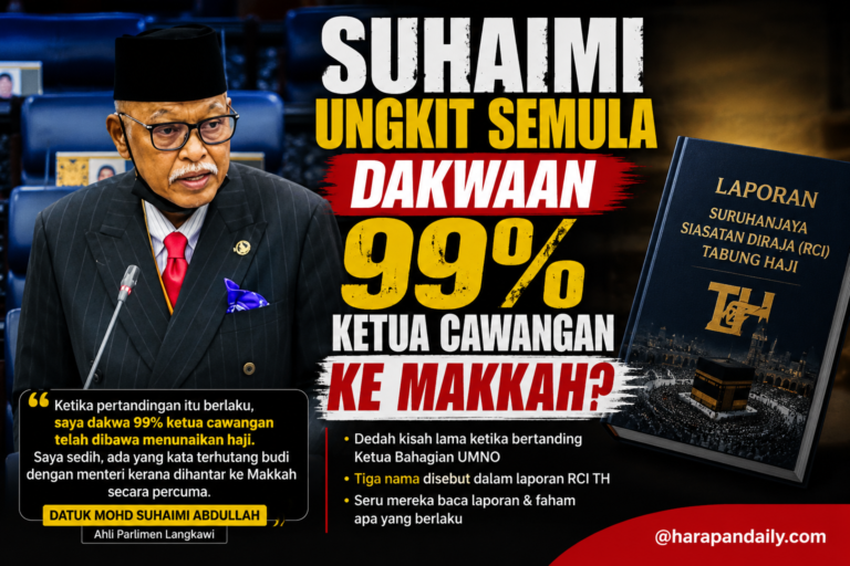 Suhaimi ungkit semula dakwaan 99% ketua cawangan ke Makkah?