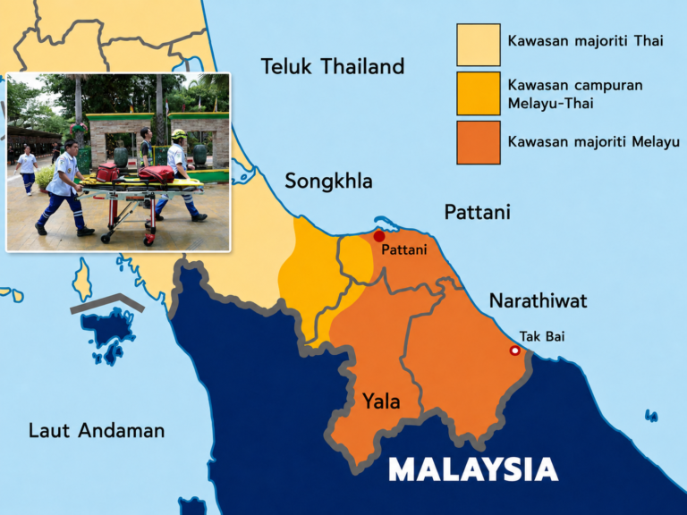 Lebih 50 insiden gegar Selatan Thailand, rakyat Malaysia diminta tangguh perjalanan