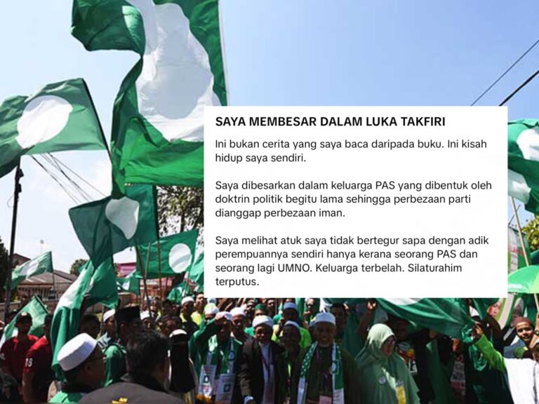 Bekas keluarga Pas dakwa membesar dalam ‘luka takfiri’, politik pernah pecahkan keluarga
