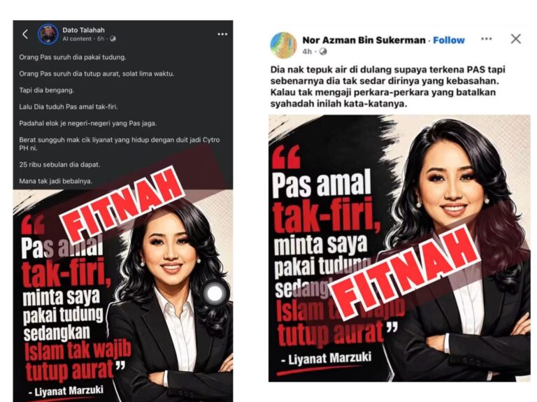 Liyana Marzuki lapor polis, saman 3 individu sebar fitnah terhadapnya