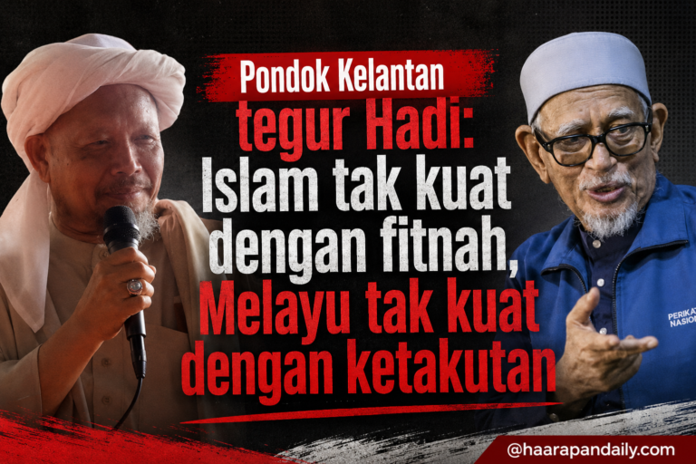 Pondok Kelantan tegur Hadi: Islam tak kuat dengan fitnah, Melayu tak kuat dengan ketakutan