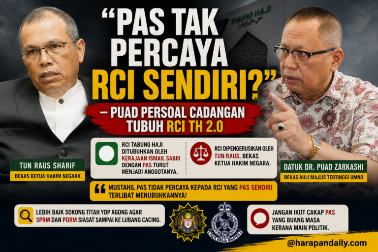 “Pas tak percaya RCI sendiri?”- Puad persoal cadangan tubuh RCI TH 2.0