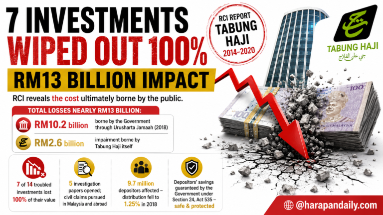 Seven TH investments wiped out, RM13b bill lands on taxpayers and depositors, RCI debate told