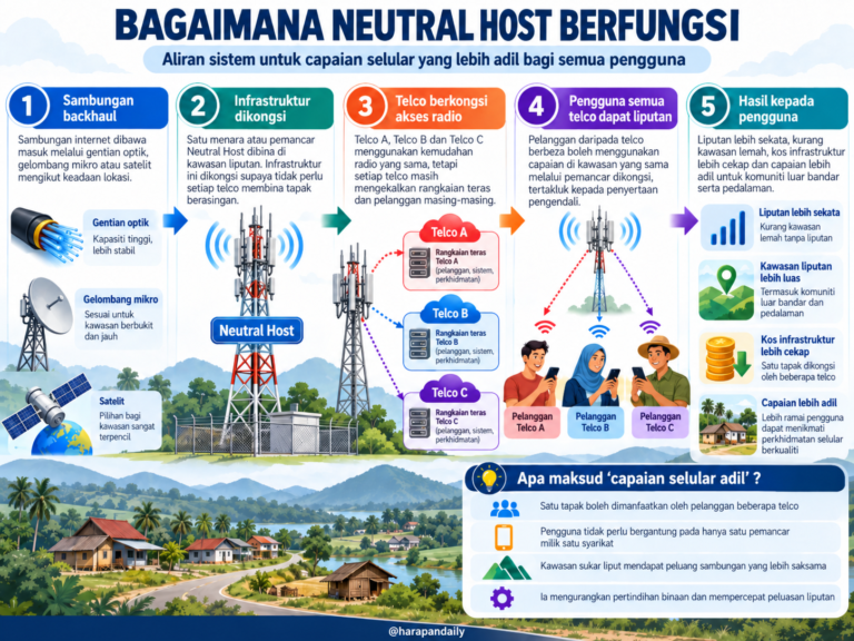Bagaimana Neutral Host Berfungsi – Capaian Selular Adil Untuk Semua Pengguna