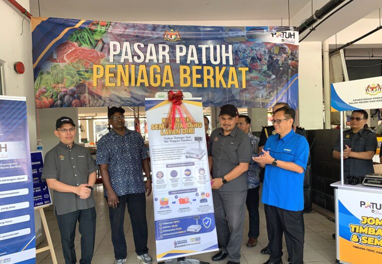 Pasar PATUH diperluas di Selangor, pengguna kini boleh semak sendiri ketepatan timbangan