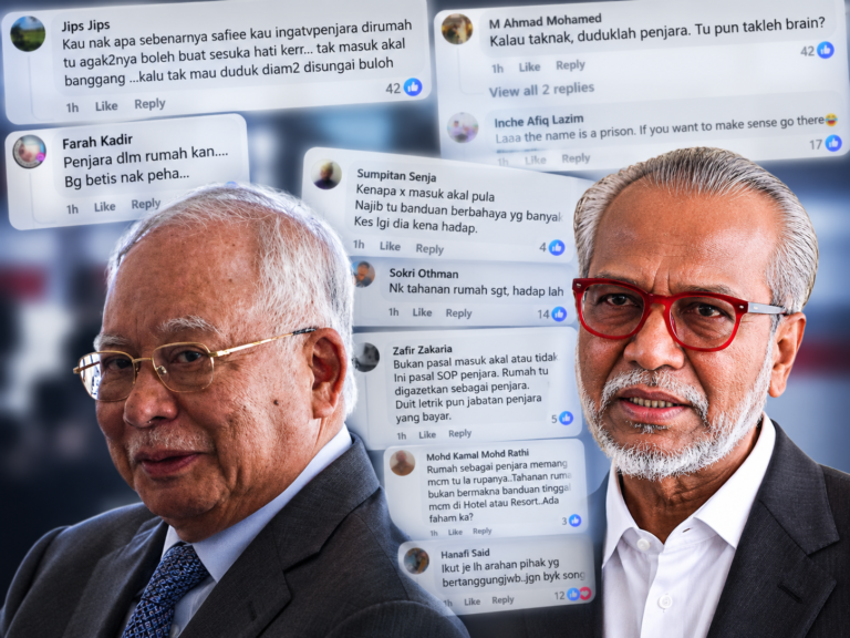 ‘Kalau tak mahu, duduk sajalah dalam penjara’, netizen balas kenyataan peguam Najib