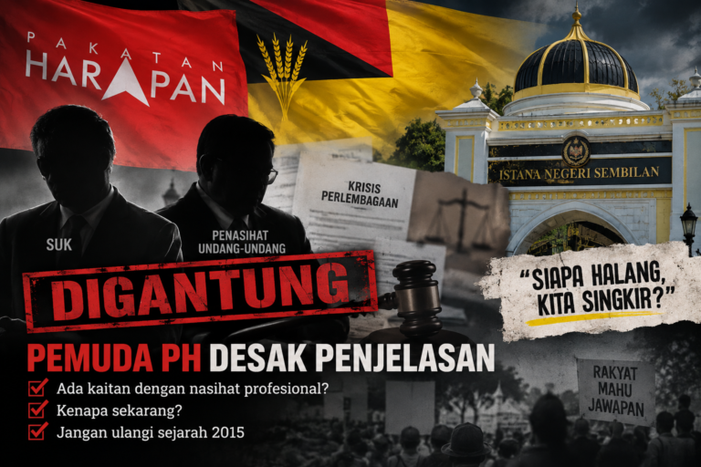 Dua pegawai kanan digantung, Pemuda PH desak penjelasan Kerajaan N Sembilan