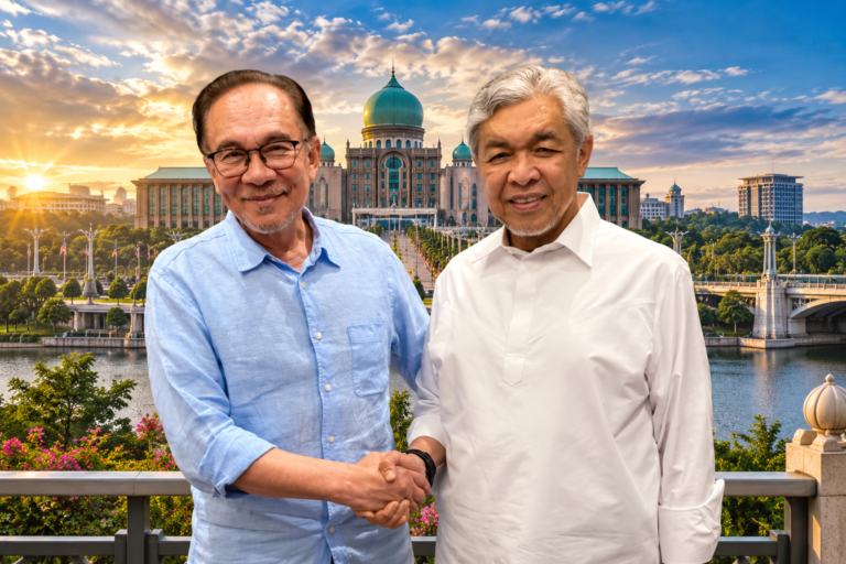Nafi dakwaan hubungan retak, Zahid kata “Saya duduk sebelah dia lah (Anwar)”