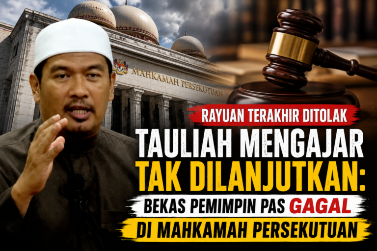 Mahkamah Persekutuan tolak rayuan Dasuki untuk tauliah mengajar di Selangor