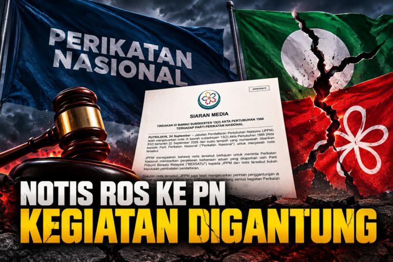 Notis ROS bukan batal PN, tapi kegiatan parti kini digantung