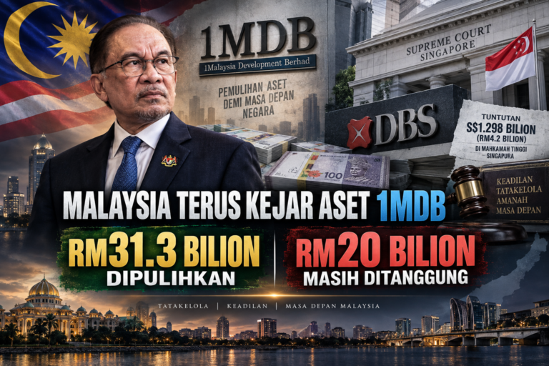 RM31.3 bilion dipulihkan, tetapi RM20 bilion masih menghantui kerajaan akibat 1MDB