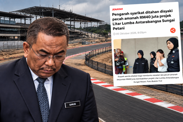 Litar Lumba Sungai Petani terbengkalai, RM40 juta pula lesap…Kredibiliti Sanusi dikritik