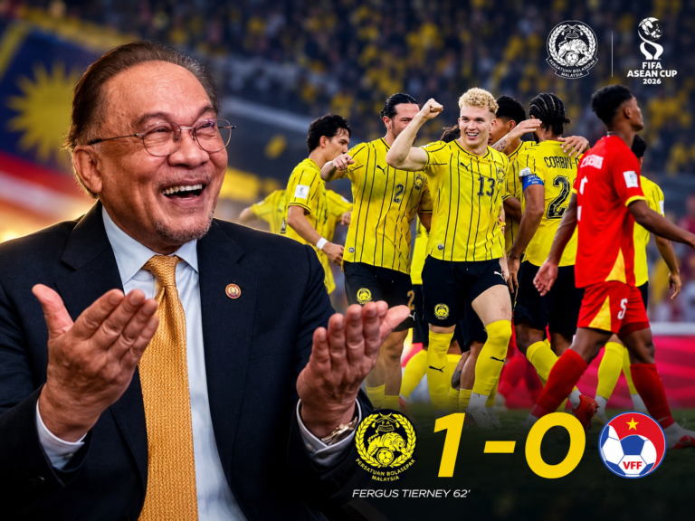 Harimau Malaya tewaskan Vietnam, PM Anwar ucap tahniah, kerja seperti biasa hari ini