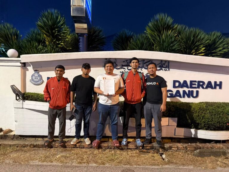Pemuda AMANAH Kuala Terengganu buat laporan polis terhadap Eric See To