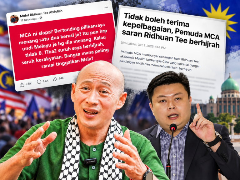 Pemuda MCA suruh berhijrah, Ridhuan Tee berang balas ‘siapa kena balik China dulu’