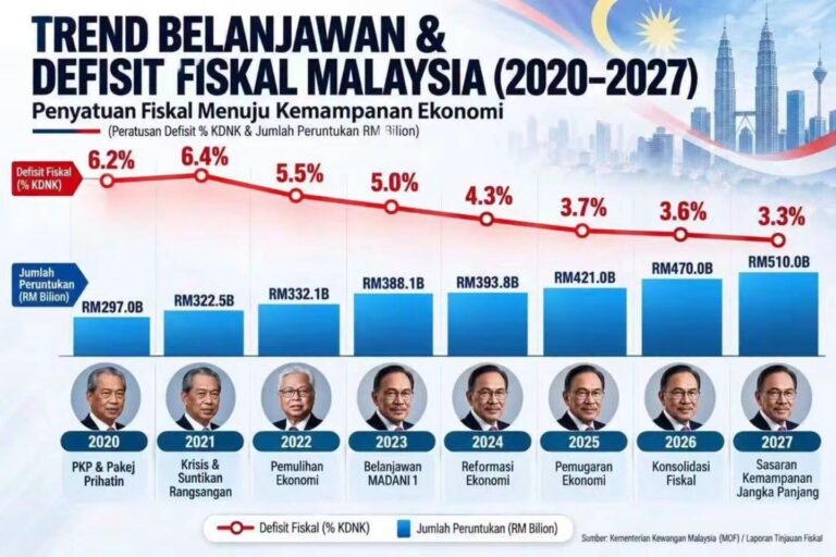 Defisit semakin mengecil walau hutang negara meningkat, ini yang sebenarnya berlaku