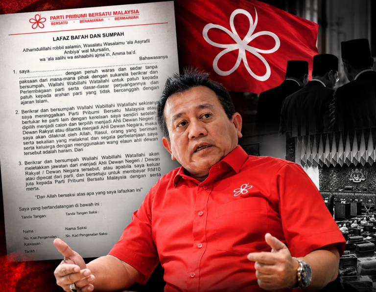 Keluar parti, letak jawatan atau bayar RM10 juta – Bersatu dedah sumpah dan baiah wakil rakyat