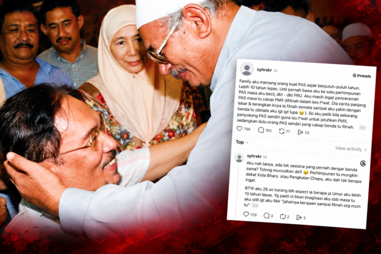 Dulu orang Pas kata fitnah, sekarang guna isu sama jatuhkan Anwar – netizen dedah pengalaman zaman kecil