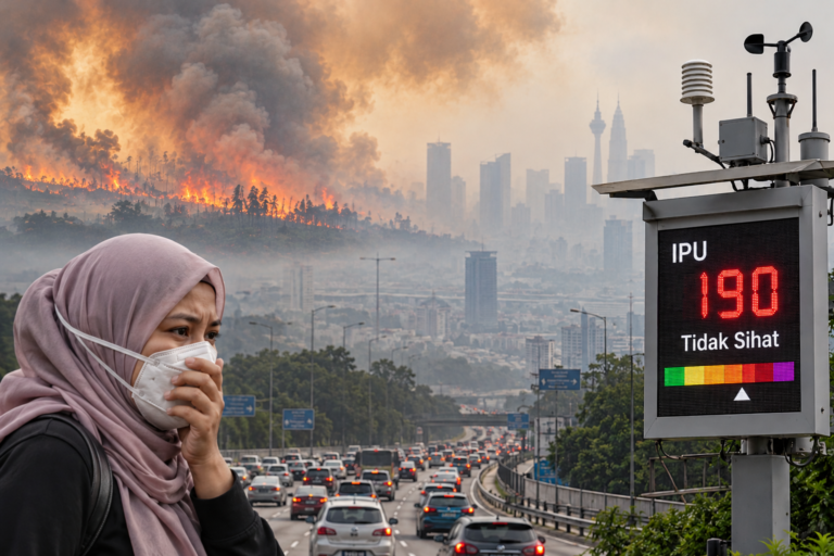 Johor paling teruk! 4 stesen catat udara tak sihat, Selangor turut terjejas