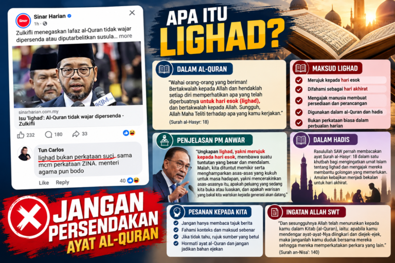 RENCANA│ Isu Lighad : Fahami konteks sebelum mempersenda kalam al-Quran