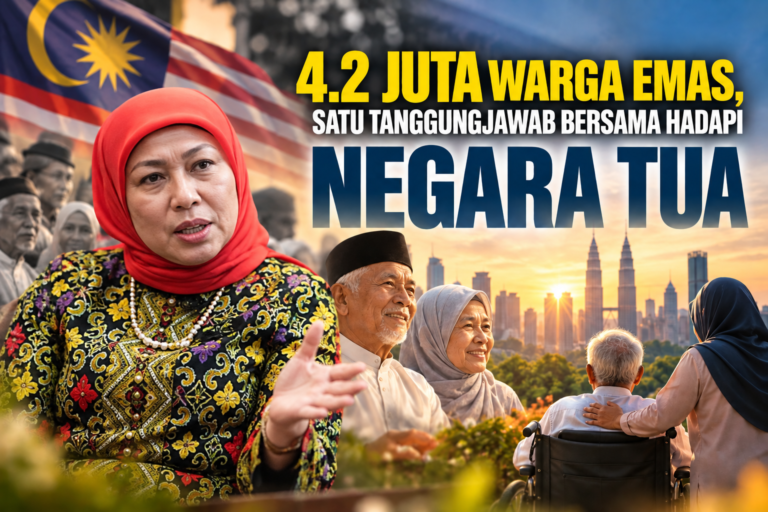 4.2 juta warga emas: Malaysia perlu bersedia hadapi status negara tua