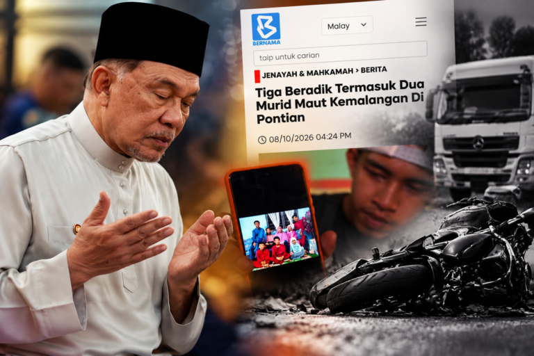 Tiga beradik maut kemalangan ketika ke sekolah, Anwar zahir simpati